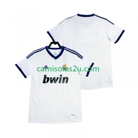 Camisolas de futebol Real Madrid 2012 2013 Retro Equipamento Principal Manga Curta